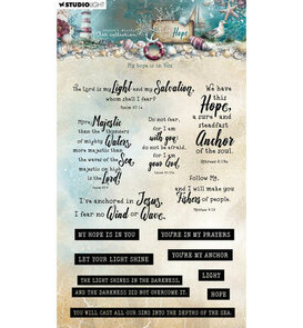 Studio Light - Jenine's Mindful Art Collection - Tide of Hope - Stamp - Clearstamp - My hope is in You