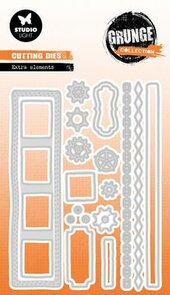 Studio Light - Grunge Collection - Cutting Die -  Stansmal - Extra Elements