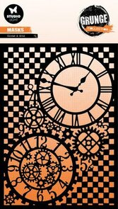 Studio Light - Grunge Collection - Mask - Clocks & Grid