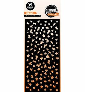 Studio Light - Grunge Collection - Kerst -  Mask Stencil - Star Confetti