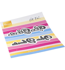 Marianne Design -  Collectie Juli - Hot Foil  - Craftables - Stansmal - Van Harte