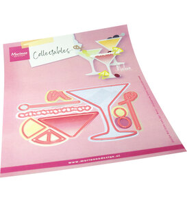 Marianne Design - Collectie Juli - Collectables - Stansmal - Martini Glass by Marleen