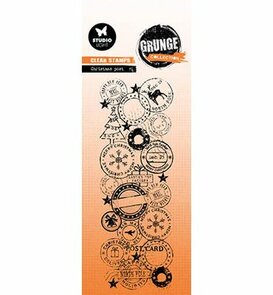 Studio Light - Grunge Collection - Kerst -  Clear Stempel - Christmas Post