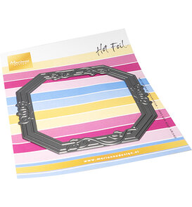 Marianne Design -  Collectie Juli - Hot Foil  - Craftables - Stansmal - Anja's Classic Octagon