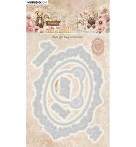 Studio Light - Essentials -  Teddy's Tea Time - Stansmal - Bear Gift Bag  -  Accesories