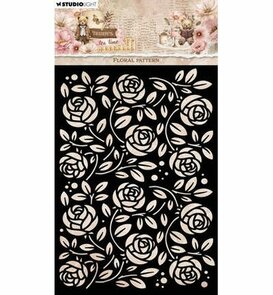 Studio Light - Essentials -  Teddy's Tea Time - Mask - Floral Pattern