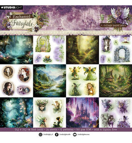 Studio Light - Enchanted Fairytale - Paperpad  - 20.3x20.3 cm - Collage