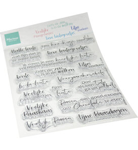 Marianne Design - Collectie Maart - Stempels - Lentegroetjes by Marleen