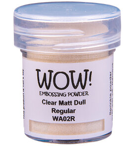 WOW! - Embossen - Embossing Poeder - 15 ML - Clear Gloss - Matt Dull