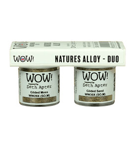 WOW! - Seth Apter - Embossen - Embossing Poeder - 15 ML - Duo  - Set van 2  - Natures Alloy