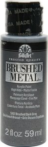 Folkart - Mixed Media - Verf - Paint - Brushed Metallics - Dark Grey