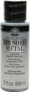 Folkart - Mixed Media - Verf - Paint - Brushed Metallics - Silver