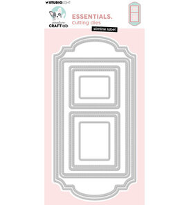 Studio Light - Creative Craftlab - Essentials  - Stansmallen - Slimline Label