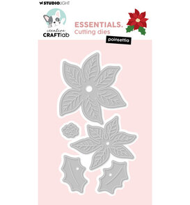 Studio Light - Creative Craftlab - Essentials  - Stansmallen - Poinsettia 