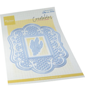 Marianne Design -  Collectie Augustus  - Stansmal  - Creatables - Anja's Decorative Rectangle
