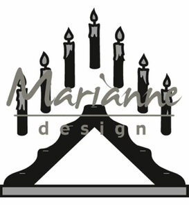 Marianne Design -  Collectie Augustus  - Stansmal  - Craftables - Candle Bridge