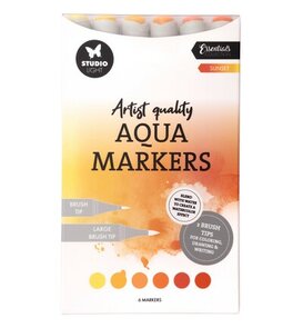 Studio Light - Essentials - Kleurmiddelen -  Markers  - Aqua - Sunset