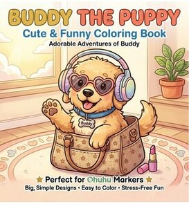 Find It - Cute & Funny - Coloring - Kleur - Boeken - Buddy the Puppy