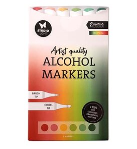 Studio Light - Essentials - Kleurmiddelen -  Markers  - Alcohol  -  Tropical