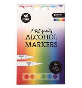 Studio Light - Essentials - Kleurmiddelen -  Markers  - Alcohol  -  Rainbow