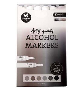 Studio Light - Essentials - Kleurmiddelen -  Markers  - Alcohol  -  Greytones