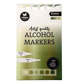 Studio Light - Essentials - Kleurmiddelen -  Markers  - Alcohol  -  Foliage