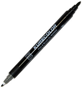Kuretake / ZIG - Kurecolor - Fine & Brush - Marker  - Slate Grey - 847