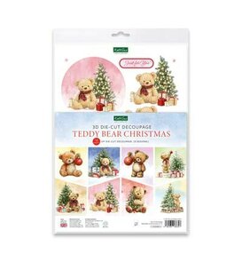Katy Sue Designs - Decoupage - Die Cuts - Ephemera -  Christmas - Teddy Bear