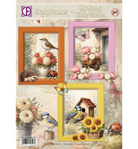 Creatief Art  - Kaarten - Kaartenpakket - Story Frames - My Happy Little Garden