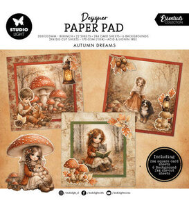 Studio Light - Essentials -  Autumn Story - Paperpads  - Mixed Papierblok - Autumn Dreams