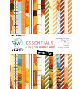 Studio Light - Creative Craftlab - Essentials - Paperpads - Golden Fall