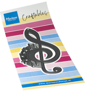 Marianne Design -  Collectie September  - Stansmal - Craftable - Music Treble