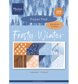 Marianne Design -  Collectie September  - Paperpads - A4 - Frosty Winter