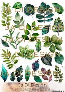 Ja Di Design - Knipvel - Decoupage - Leaves - 02