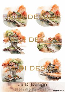 Ja Di Design - Knipvel - Decoupage - Fall - 01