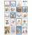 Marianne Design -  Collectie Augustus  - Knipvel  - A4 - Winter Stamps