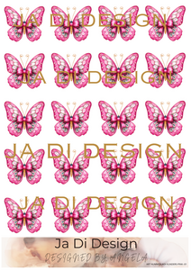 Vlinders Pink