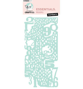 Studio Light - Creative Craftlab - Essentials Mixed Media - Mask - Numbers