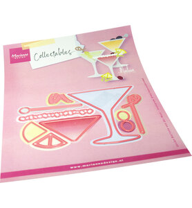 Marianne Design - Collectie Juli - Collectables - Stansmal - Martini Glass by Marleen