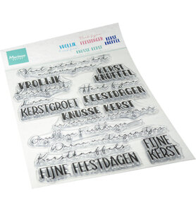 Marianne Design - Collectie Juli - Stempels - Clear - Lieve Kerstgroet