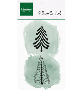 Marianne Design - Collectie Juli - Stempels - Clear - Silhouette - Jolly Trees