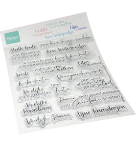 Marianne Design - Collectie Maart - Stempels - Lentegroetjes by Marleen
