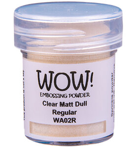 WOW! - Embossen - Embossing Poeder - 15 ML - Clear Gloss - Matt Dull