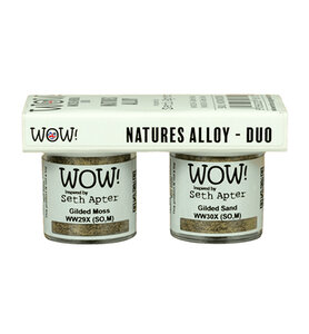 WOW! - Seth Apter - Embossen - Embossing Poeder - 15 ML - Duo  - Set van 2  - Natures Alloy