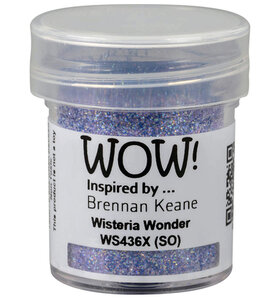 WOW! - Brennan Keane - Embossen  - Embossing Poeder - 15 ML - Embossing Glitters - Wisteria Wonder