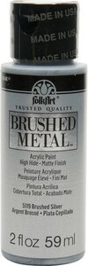 Folkart - Mixed Media - Verf - Paint - Brushed Metallics - Silver