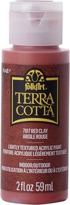 Folkart - Mixed Media - Verf - Paint - Terra Cotta - Red Clay