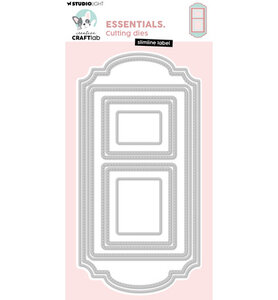 Studio Light - Creative Craftlab - Essentials  - Stansmallen - Slimline Label