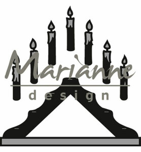 Marianne Design -  Collectie Augustus  - Stansmal  - Craftables - Candle Bridge