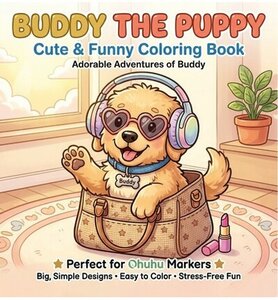 Find It - Cute & Funny - Coloring - Kleur - Boeken - Buddy the Puppy